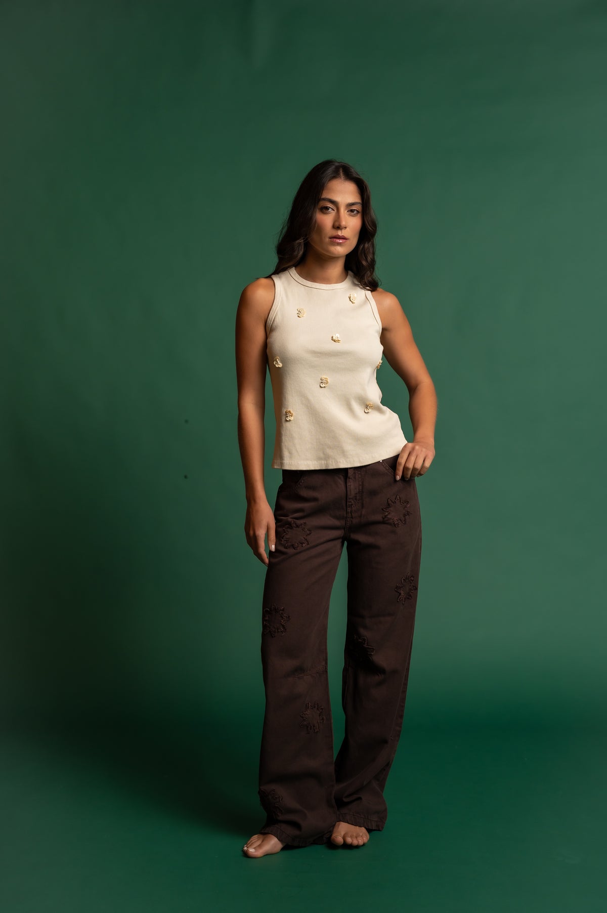 Pantalon Cosecha café