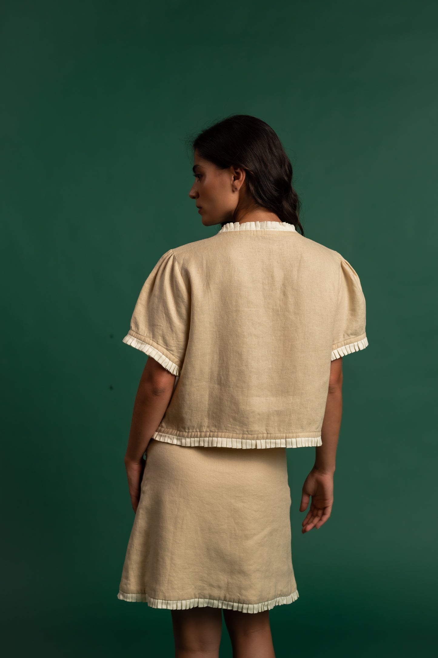 Falda nube beige