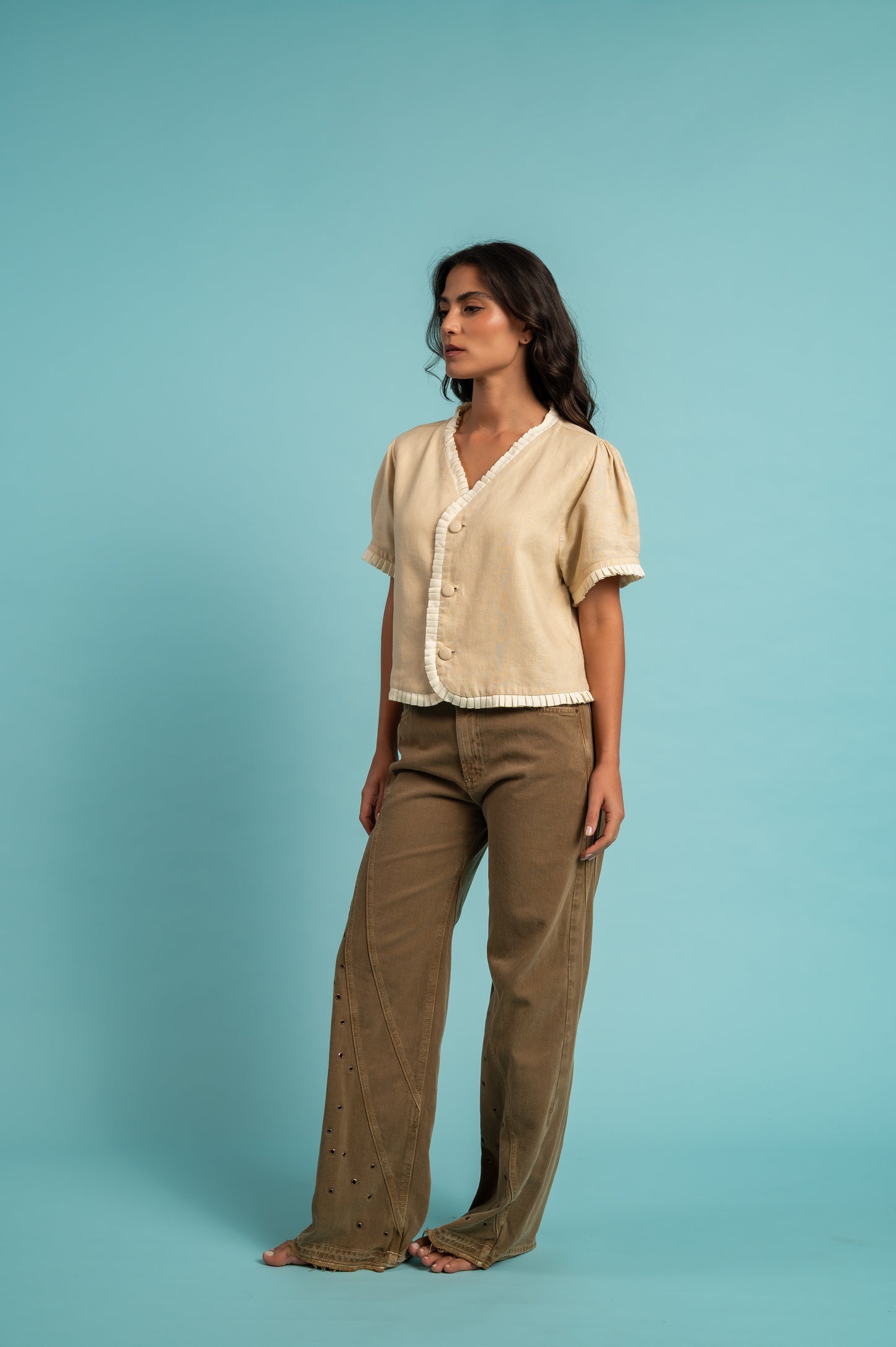 Camisa nube beige