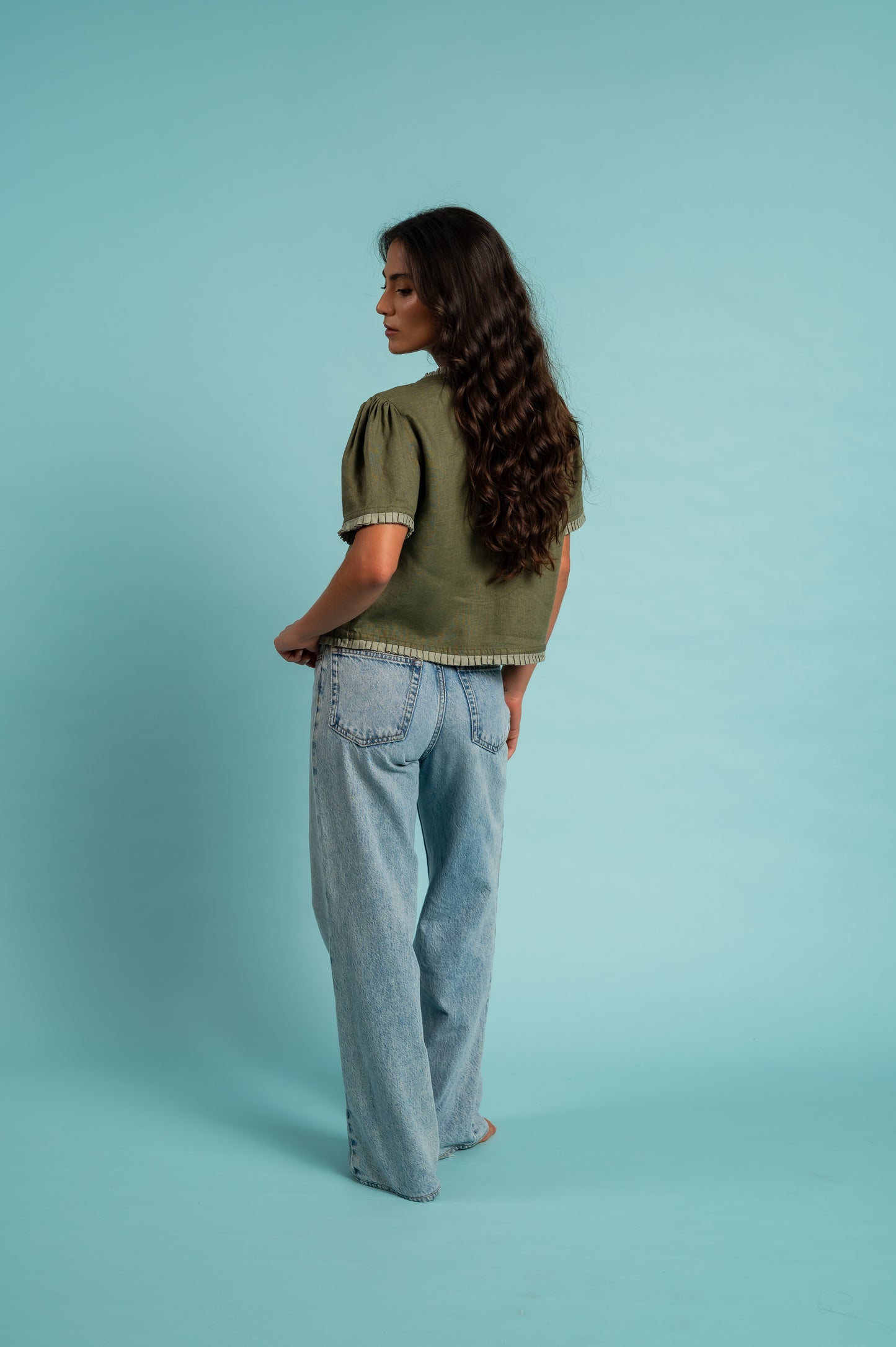 Camisa nube verde