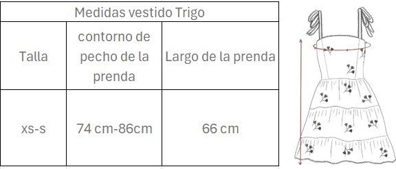 Vestido Trigo