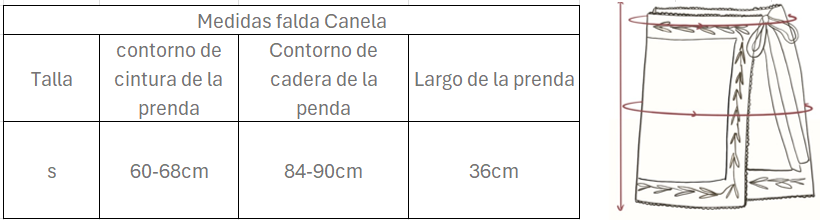 Falda Canela
