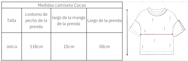 Camiseta Cacao Beige