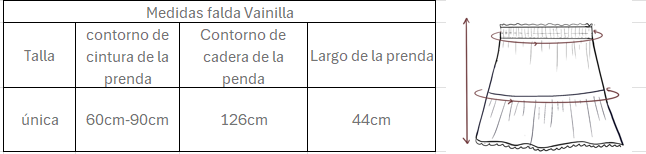 Falda Vainilla