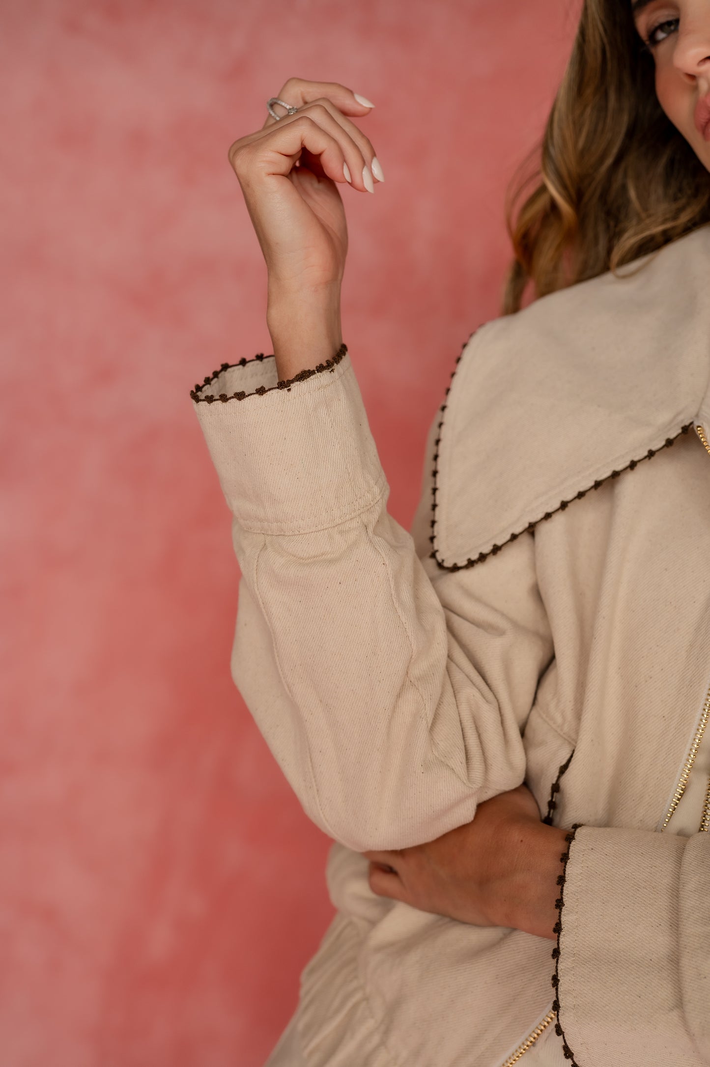 Chaqueta arena
