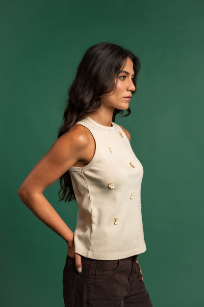 Camiseta Almendra