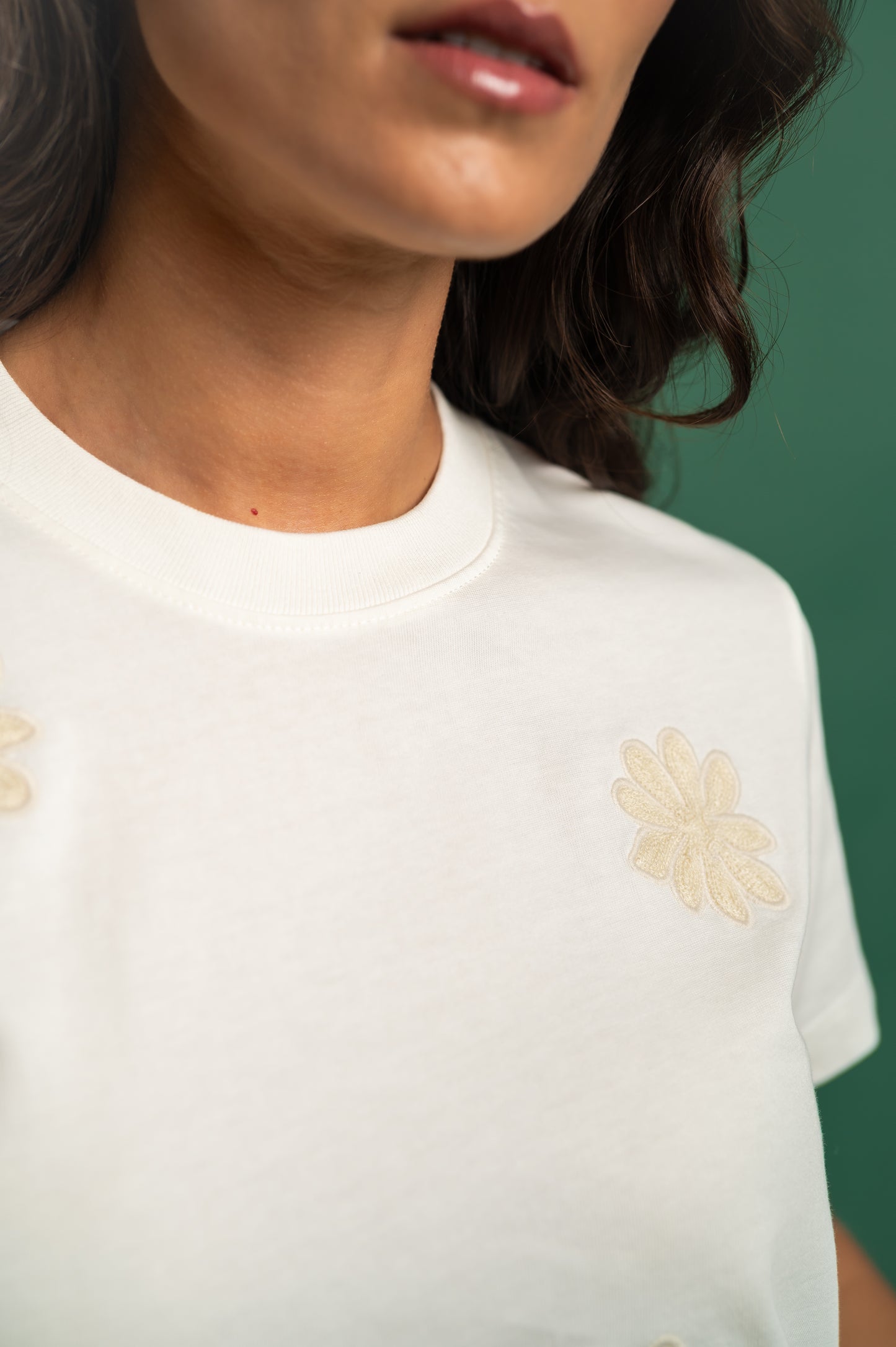 Camiseta Loto Marfil