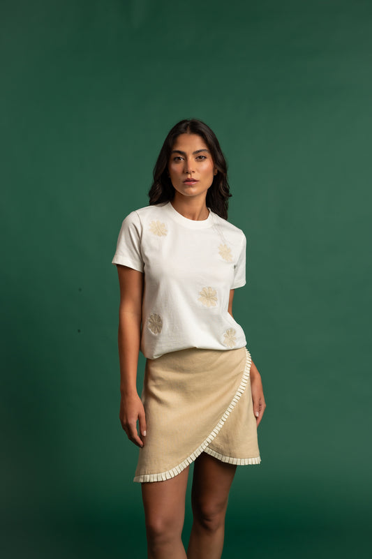 Falda nube beige