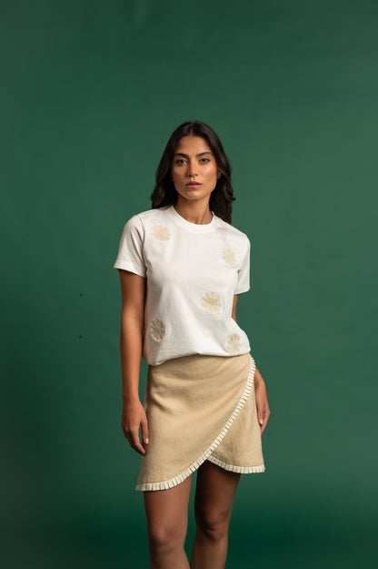 Camiseta Loto Marfil