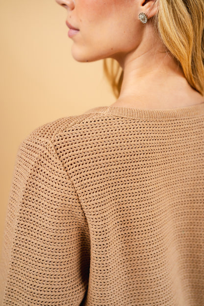 sweater espiga mocca