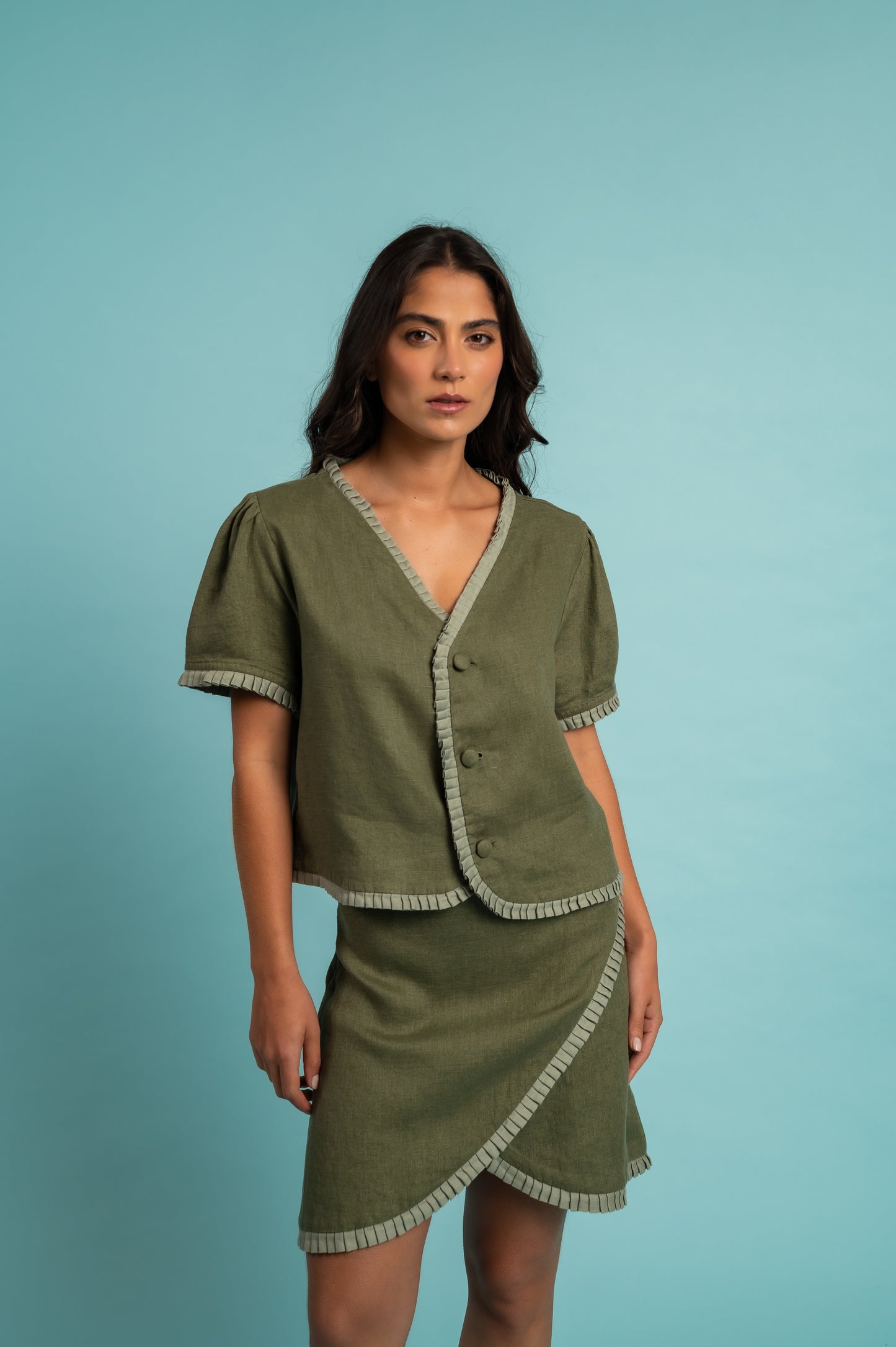 Camisa nube verde