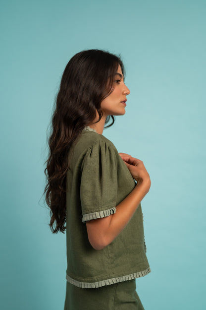 Camisa nube verde