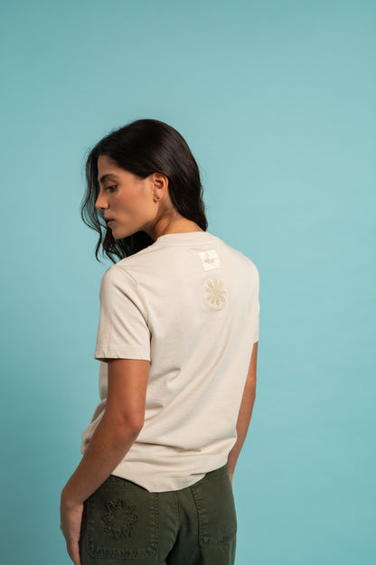 Camiseta Loto Beige