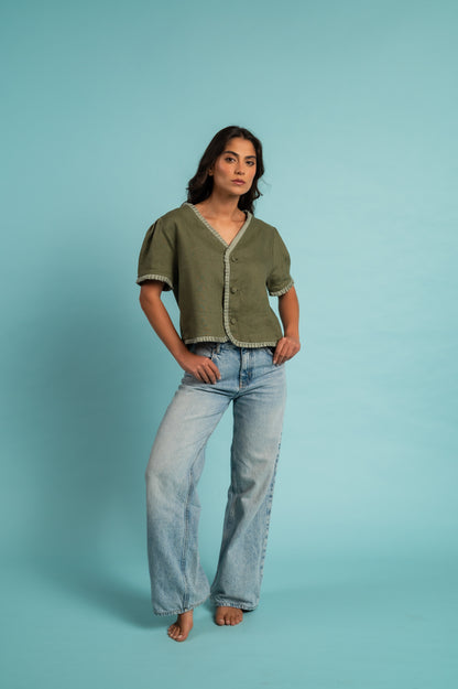 Camisa nube verde