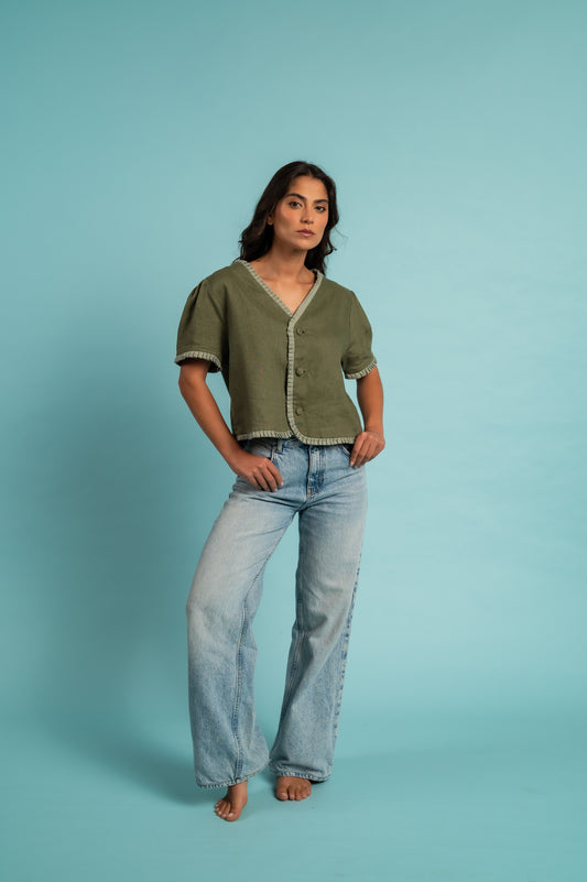 Camisa nube verde