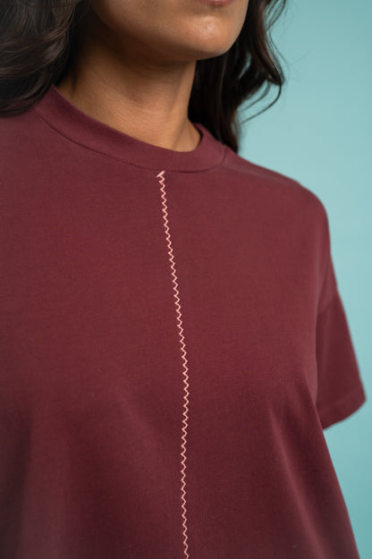 Camiseta Amapola Vino