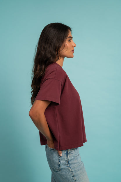 Camiseta Amapola Vino