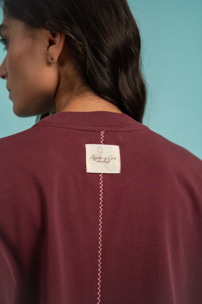 Camiseta Amapola Vino