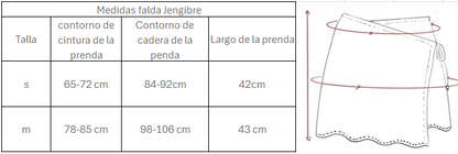 Falda Jengibre