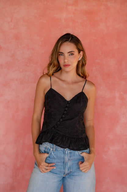 Camisa carbón negro
