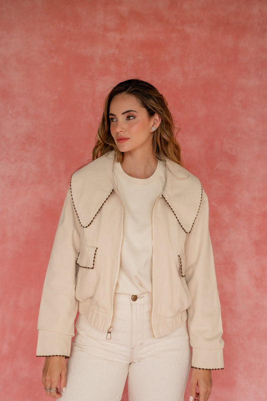 Chaqueta arena