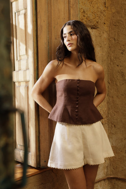 Short Nacar beige