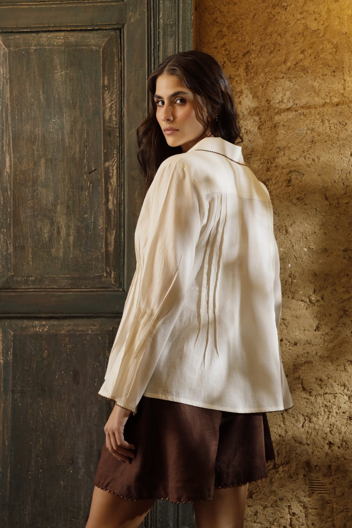 Camisa Ceiba Beige