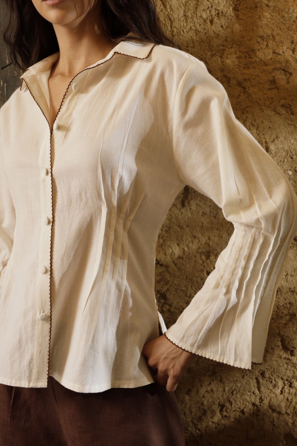 Camisa Ceiba Beige