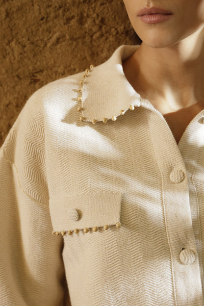 Cardigan Azafran Beige