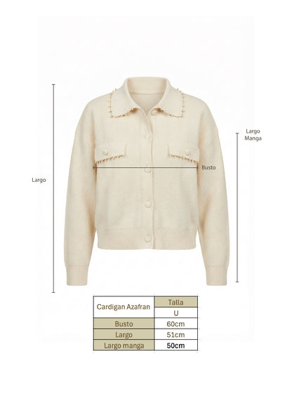 Cardigan Azafran Beige