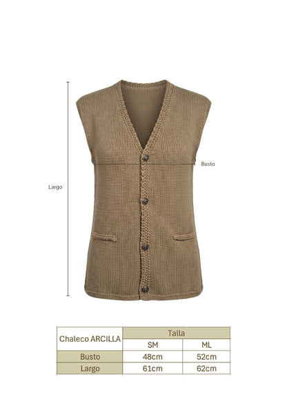 Chaleco Arcilla
