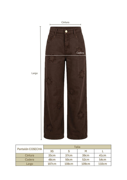 Pantalon Cosecha café