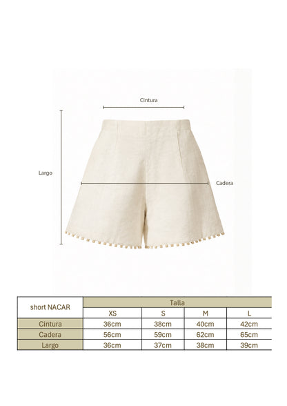 Short Nacar beige
