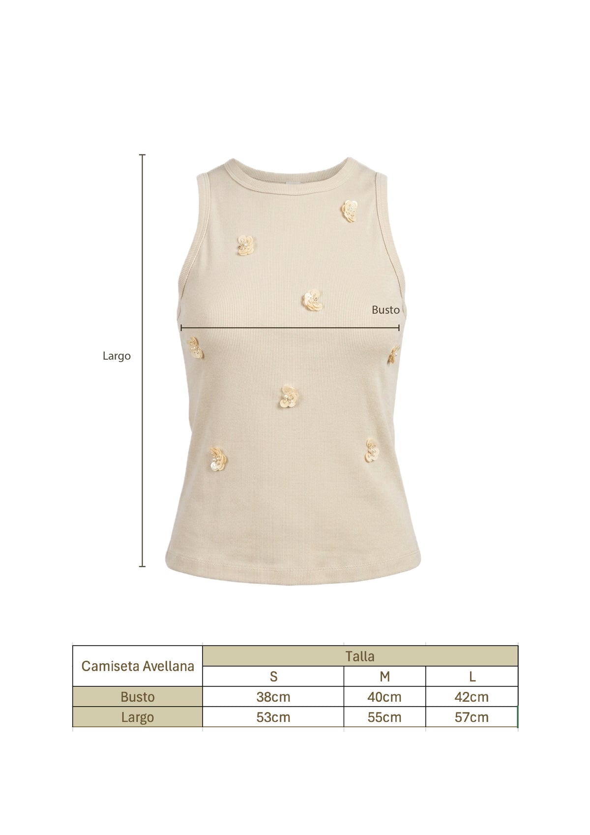 Camiseta Almendra