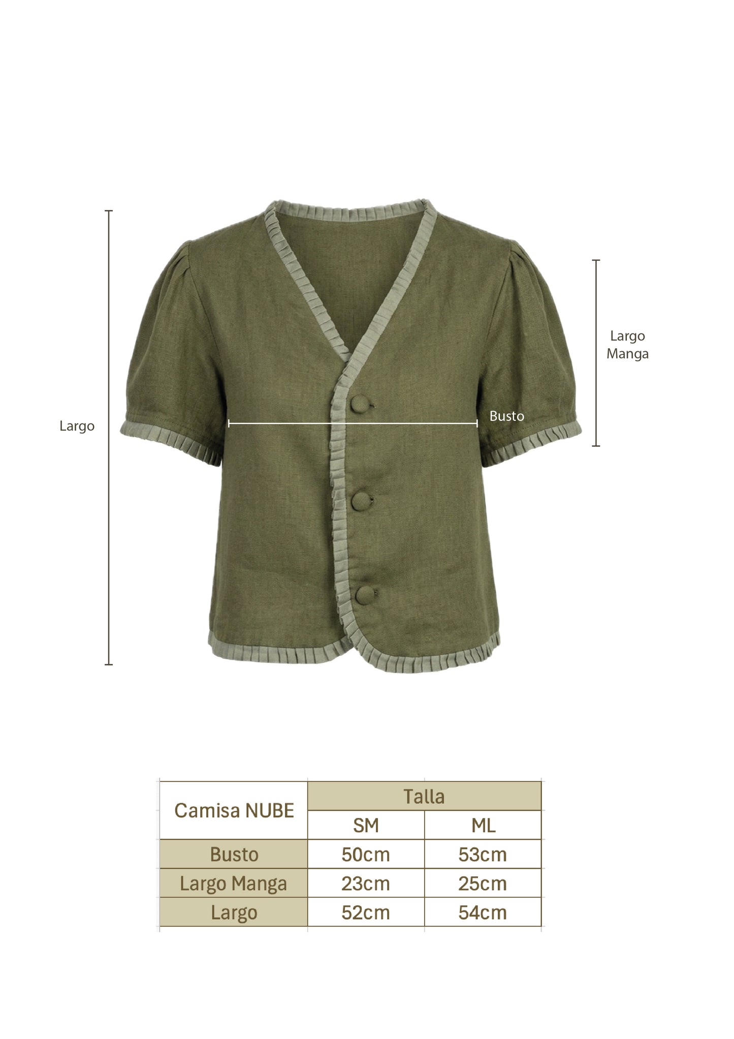 Camisa nube verde