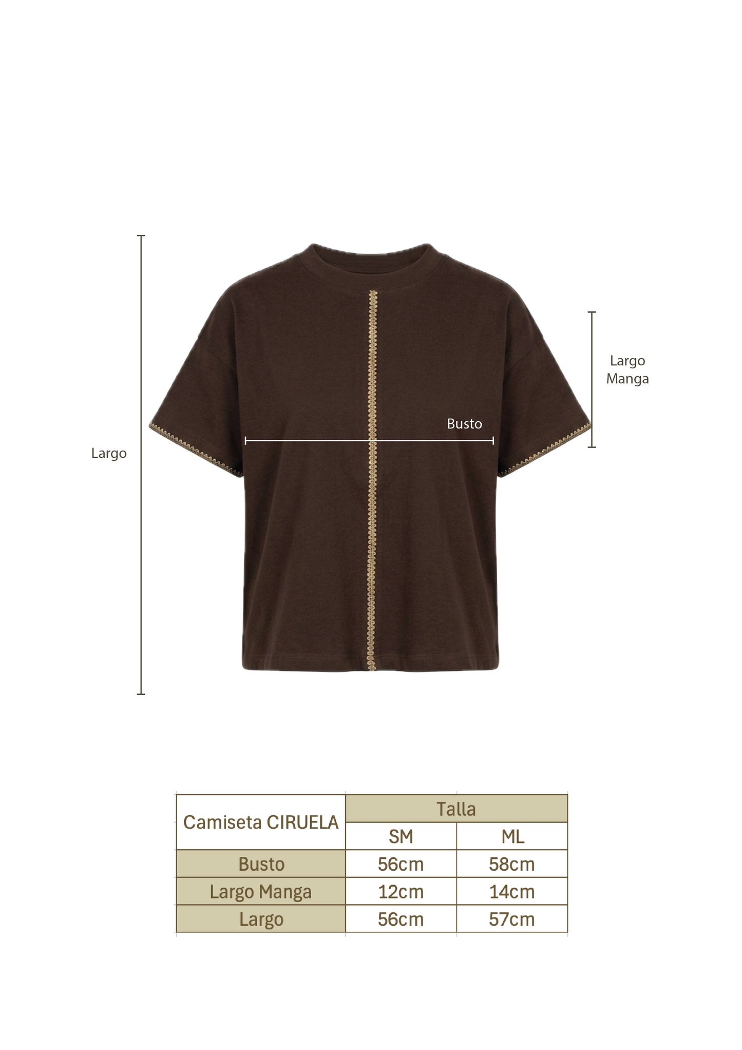 Camiseta Ciruela Cafe
