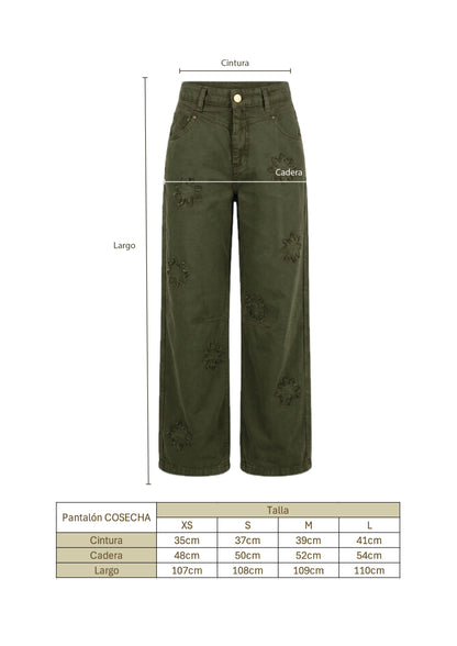 Pantalon Cosecha verde