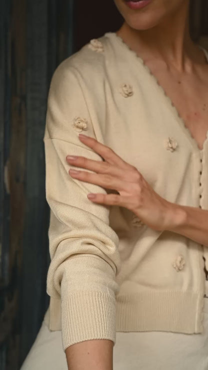 Sweater Flor de arena